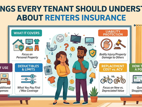 6 Things Every Tenant Should Understand About Renters Insurance